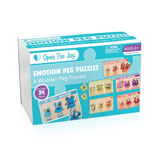 My Emotion Levels Peg Puzzle Set